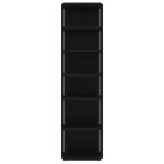 Pantofar, negru, 27,5x27x102 cm, lemn prelucrat
