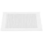 Ușă de dulap design lambriu, alb, 69×39,4 cm, lemn masiv pin