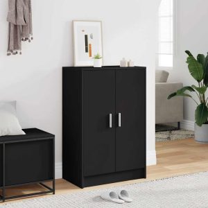 Pantofar, negru, 60x35x92 cm, PAL