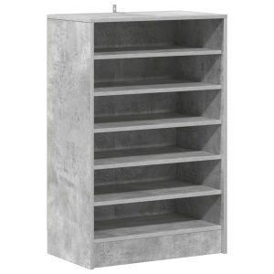 Pantofar, gri beton, 60x35x92 cm, PAL