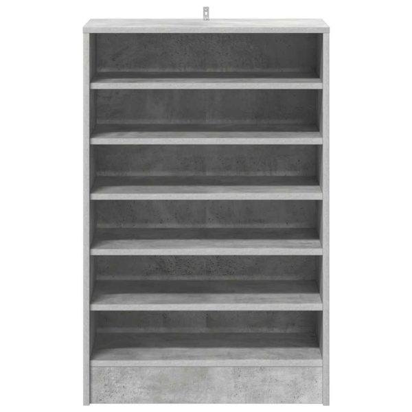 Pantofar, gri beton, 60x35x92 cm, PAL