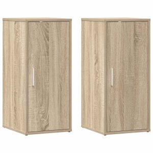 Pantofare, 2 buc., stejar sonoma, 32x35x70 cm, PAL