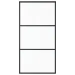 Ușă glisantă cu set feronerie, 102×205 cm, sticlă ESG/aluminiu