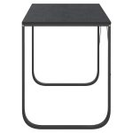 Birou de computer, alb, 110x60x73 cm, lemn prelucrat