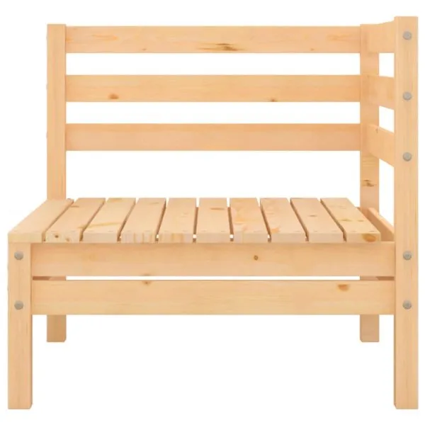 Set mobilier relaxare de grădină, 4 piese, lemn masiv de pin