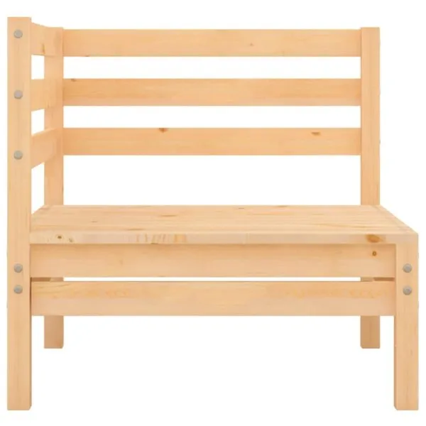 Set mobilier relaxare de grădină, 4 piese, lemn masiv de pin