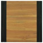 Dulap de baie suspendat, 45x45x35 cm, lemn masiv de tec