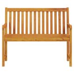 Bancă de grădină, 110 cm, lemn masiv acacia