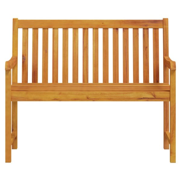 Bancă de grădină, 110 cm, lemn masiv acacia