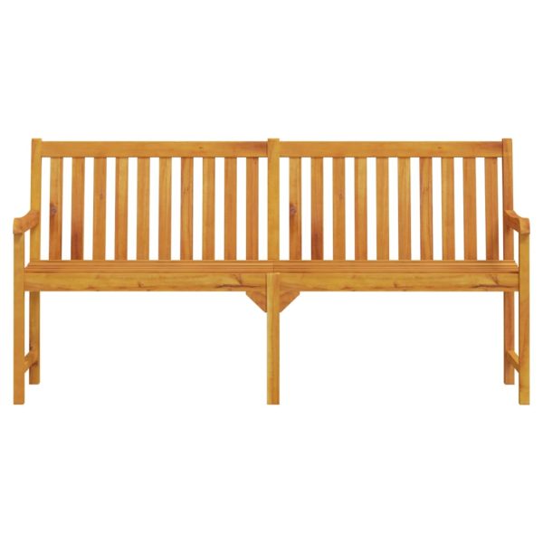 Bancă de grădină, 180 cm, lemn masiv de acacia