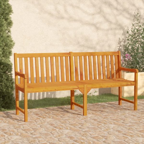 Bancă de grădină, 180 cm, lemn masiv de acacia