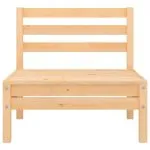 Set mobilier de grădină, 3 piese, lemn masiv de pin