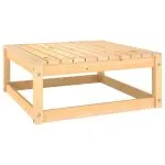 Set mobilier de grădină cu perne, 4 piese, lemn masiv de pin