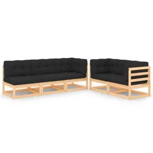 Set mobilier de grădină cu perne