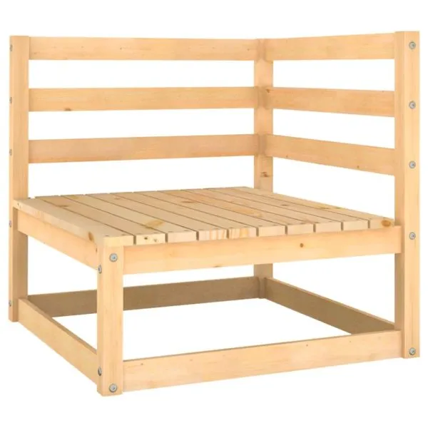 Set mobilier grădină cu perne, 10 piese, lemn masiv de pin