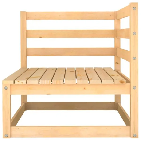 Set mobilier grădină cu perne, 11 piese, lemn masiv de pin