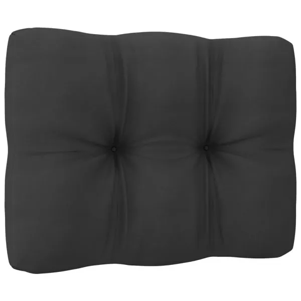 Set mobilier grădină cu perne antracit, 12 piese lemn masiv pin