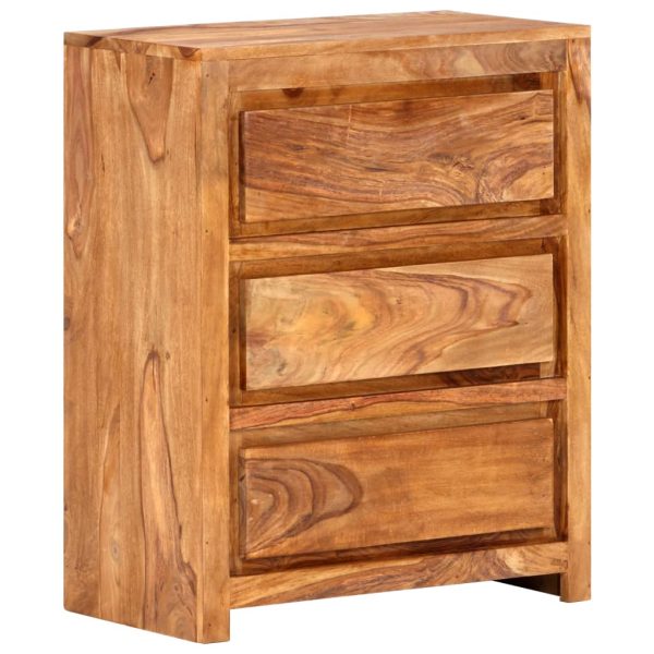Dulap cu sertar 60x33x75 cm, lemn masiv de acacia