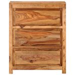 Dulap cu sertar 60x33x75 cm, lemn masiv de acacia