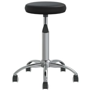 Scaun de bucătărie, negru, piele ecologică