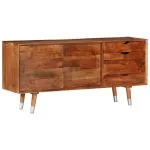 Comodă TV, 118x30x55 cm, lemn masiv de acacia