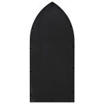 Oglindă,negru, 70×30 cm,fier, pentru utilizare în interior