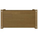 Jardinieră de grădină, maro miere, 60x31x31 cm, lemn masiv pin