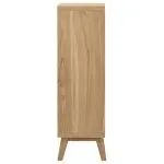 Comodă cu sertare, 40x30x100 cm, lemn masiv de tec