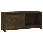 Comodă TV, stejar afumat, 90x35x40 cm, PAL