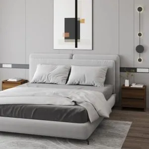 Noptiere, 2 buc., stejar maro, 45×34,5×44,5 cm, lemn prelucrat