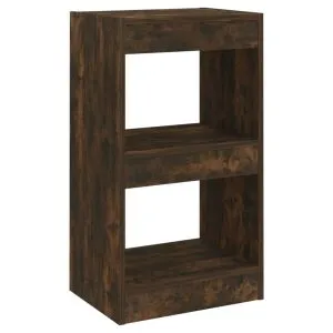 Bibliotecă/Separator cameră, stejar fumuriu, 40x30x72 cm