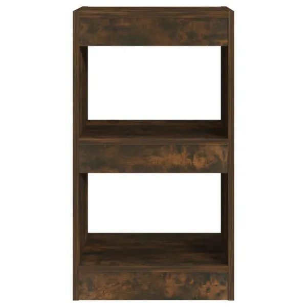 Bibliotecă/Separator cameră, stejar fumuriu, 40x30x72 cm