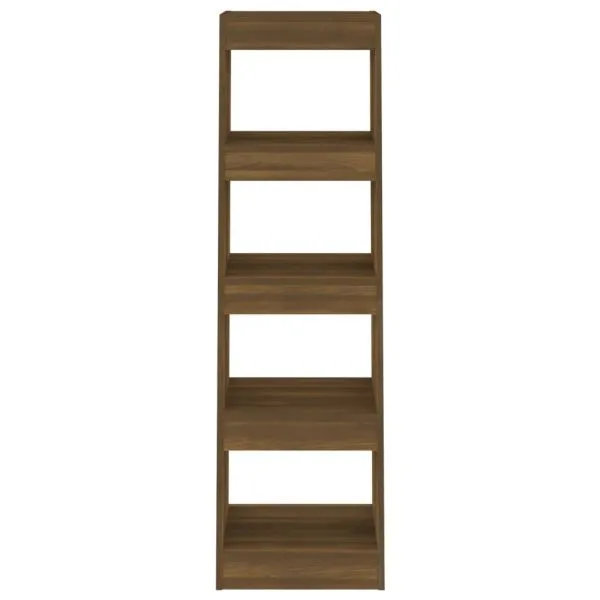 Bibliotecă/Separator de cameră, stejar afumat, 40x30x135 cm