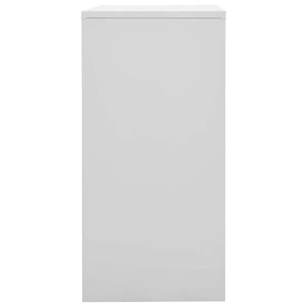 Dulapuri vestiar 5 buc. gri deschis/albastru 90x45x92,5 cm oțel