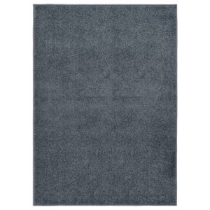 Covor cu fire scurte, antracit, 140×200 cm