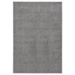 Covor cu fire scurte, gri, 160×230 cm