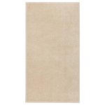 Covor cu fire scurte, bej, 80×150 cm