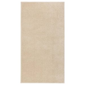 Covor cu fire scurte, bej, 80×150 cm