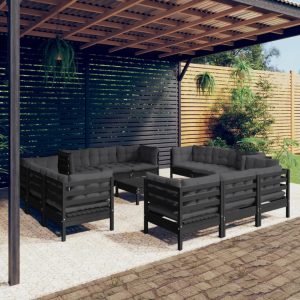 Set mobilier de grădină cu perne