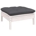Set mobilier de grădină cu perne, 9 piese, lemn masiv de pin