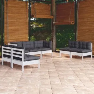 Set mobilier grădină cu perne
