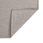 Covor de exterior, gri taupe, 160×230 cm, țesătură plată