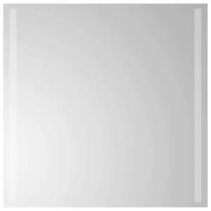 Oglinda de baie cu LED, 60×60 cm