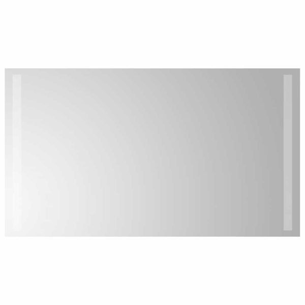 Oglindă de baie cu LED, 70×40 cm