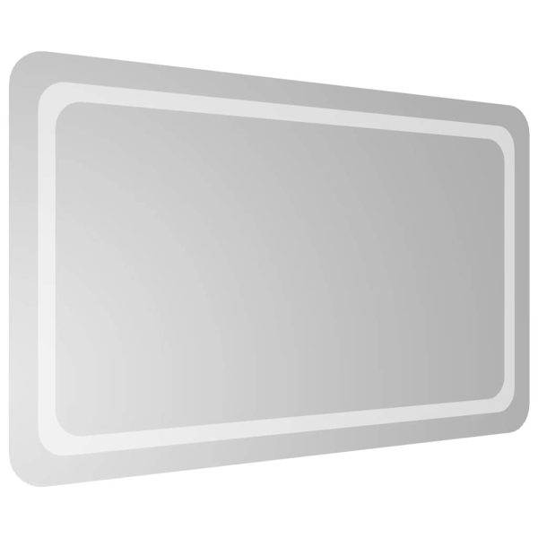 Oglindă de baie cu LED, 100×60 cm
