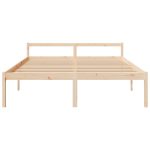 Pat pentru seniori super king, 180×200 cm, lemn masiv de pin