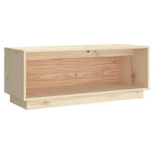 Comodă TV, 90x35x35 cm, lemn masiv de pin
