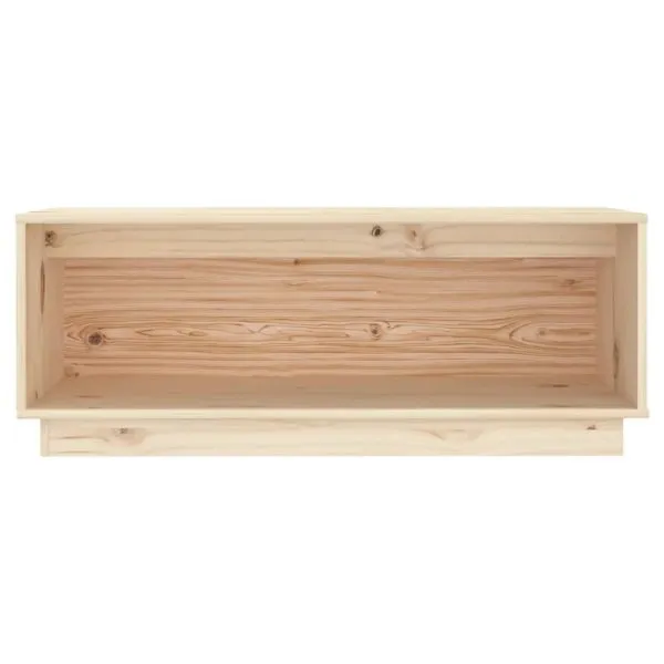 Comodă TV, 90x35x35 cm, lemn masiv de pin