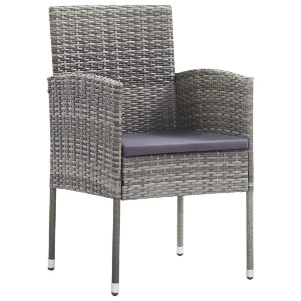 Set mobilier pentru grădină, 5 piese, antracit
