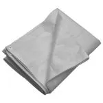 Prelată 260 g/m², gri, 3×6 m, HDPE